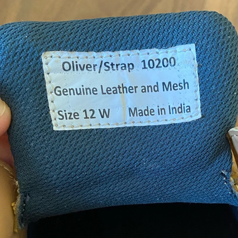 NWOT $188 Per-Lite Men’s Oliver Diabetic shoes with Velcro-tan (men’s size 12 W)